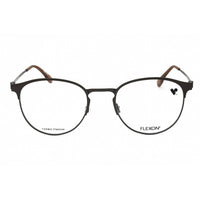 Flexon Men's Eyeglasses - Gunmetal Round Full Rim Metal Frame | FLEXON E1089 033 ,
