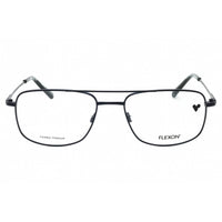 Flexon Men's Eyeglasses - Matte Navy Rectangular Metal Frame | FLEXON H6062 412 ,