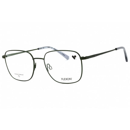 Flexon Men's Eyeglasses - Matte Moss Square Full Rim Metal Frame | FLEXON H6070 304 ,