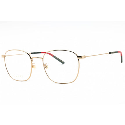 Gucci Men's Eyeglasses - Gold Square Full Rim Metal Frame | GG0681O 001 ,