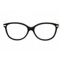 Gucci Women's Eyeglasses - Black/Gold Cat Eye Full Rim Acetate Frame | GG0967O 001 ,