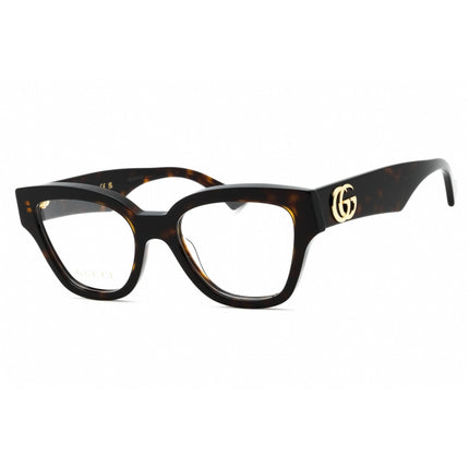 Gucci Women's Eyeglasses - Havana Cat Eye Full Rim Acetate Frame | GG1424O 002 ,