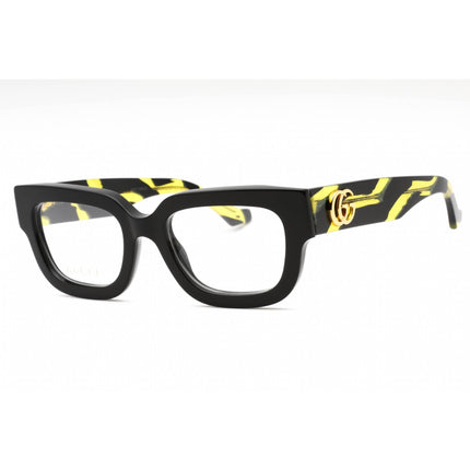 Gucci Women's Eyeglasses - Black Rectangular Full Rim Acetate Frame | GG1548O 006 ,