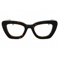 Gucci Women's Eyeglasses - Havana Cat Eye Full Rim Acetate Frame | GG1555O 002 ,