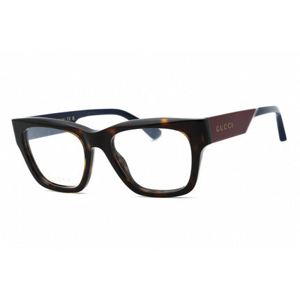 Gucci Men's Eyeglasses - Havana/Red Cat Eye Full Rim Acetate Frame | GG1669O 006 ,