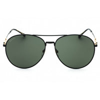 Gucci Women's Sunglasses - Shiny Black Aviator Full Rim Metal Frame | GG1698S 001 ,