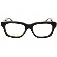 Gucci Men's Eyeglasses - Havana/Yellow Rectangular Full Rim Frame | GG1731O 002 ,