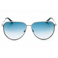 Guess Men's Sunglasses - Shiny Gunmetal Aviator Full Rim Metal Frame | GU00089 08W ,