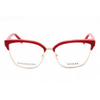 Guess Women's Eyeglasses - Shiny Red Cat Eye Injected Propionate Frame | GU2945 066 ,