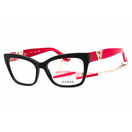 Guess Women's Eyeglasses - Black/Other Cat Eye Full Rim Acetate Frame | GU2960 005 ,