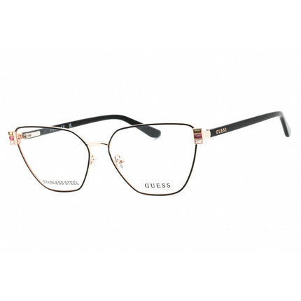 Guess Women's Eyeglasses - Black/Other Cat Eye Full Rim Metal Frame | GU2969 005 ,