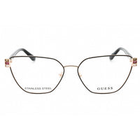 Guess Women's Eyeglasses - Black/Other Cat Eye Full Rim Metal Frame | GU2969 005 ,