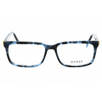 Guess Men's Eyeglasses - Blue/Other Rectangular Full Rim Acetate Frame | GU50068 092 ,