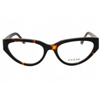 Guess Women's Eyeglasses - Dark Havana Cat Eye Full Rim Acetate Frame | GU50113 052 ,