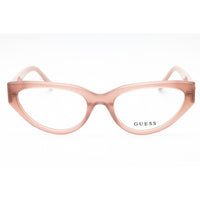 Guess Women's Eyeglasses - Shiny Beige Cat Eye Full Rim Acetate Frame | GU50113 057 ,