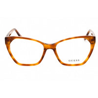Guess Women's Eyeglasses - Blonde Havana Cat Eye Full Rim Acetate Frame | GU50158 053 ,