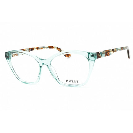 Guess Women's Eyeglasses - Light Green/Other Cat Eye Acetate Frame | GU50161 095 ,