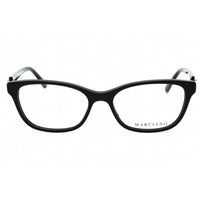 Guess By Marciano Women's Eyeglasses - Shiny Black Cat Eye Acetate Frame | GM0371 001 ,
