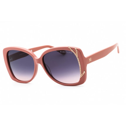 Guess By Marciano Women's Sunglasses - Shiny Pink Butterfly Acetate Frame | GM0821 72B ,