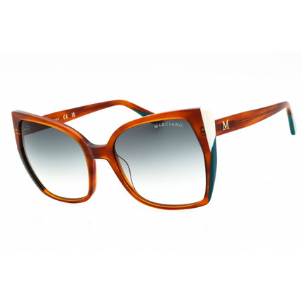 Guess By Marciano Women's Sunglasses - Havana/Other Cat Eye Acetate Frame | GM0831 56B ,