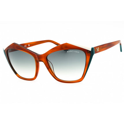 Guess By Marciano Women's Sunglasses - Havana/Other Cat Eye Acetate Frame | GM0832 56B ,