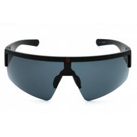 Guess Factory Men's Sunglasses - Matte Black Shield Half Rim Frame | GF00011 02A ,
