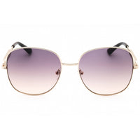 Guess Factory Women's Sunglasses - Gold Square Full Rim Metal Frame | GF6190 32T ,