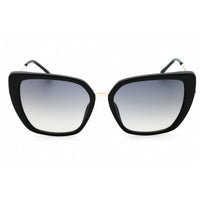 Guess Factory Women's Sunglasses - Shiny Black Cat Eye Acetate Frame | GF6199 01B ,