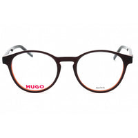 Hugo Men's Eyeglasses - Grey Round Full Rim Plastic Frame | HG 1197 0KB7 00 ,