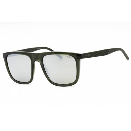 Hugo Men's Sunglasses - Green Square Full Rim Plastic Frame | HG 1304/S 01ED T4 ,
