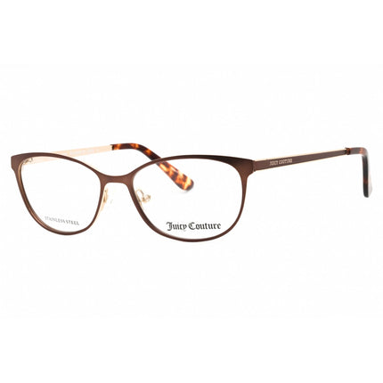 Juicy Couture Women's Eyeglasses - Matte Brown Cat Eye Metal Frame | JU 206 04IN 00 ,