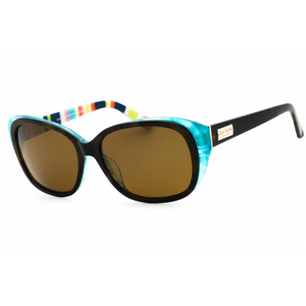 Kate Spade Women's Sunglasses - Olive Tortoise Turquoise Frame | Hilde/P/S US X71P 00 ,