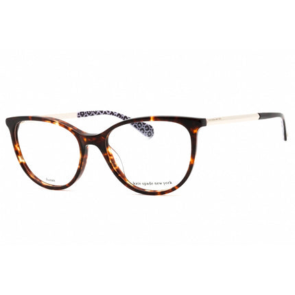 Kate Spade Women's Eyeglasses - Havana Cat Eye Full Rim Frame | KIMBERLEE 0086 00 ,