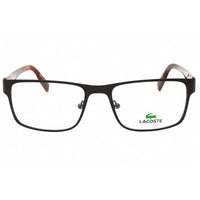 Lacoste Men's Eyeglasses - Brown Square Full Rim Metal Frame | L2283 200 ,