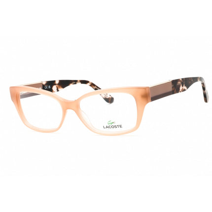 Lacoste Women's Eyeglasses - Peach Opaline Cat Eye Full Rim Acetate Frame | L2907 681 ,