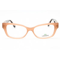 Lacoste Women's Eyeglasses - Peach Opaline Cat Eye Full Rim Acetate Frame | L2907 681 ,