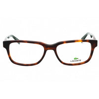 Lacoste Men's Eyeglasses - Tortoise Rectangular Full Rim Acetate Frame | L2910 240 ,