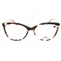 Lacoste Women's Eyeglasses - Rose Havana Cat Eye Full Rim Plastic Frame | L2911 610 ,