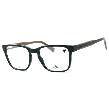 Lacoste Men's Eyeglasses - Green Square Full Rim Injected Propionate Frame | L2935 301 ,
