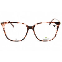 Lacoste Women's Eyeglasses - Havana Nude Square Full Rim Acetate Frame | L2940 272 ,