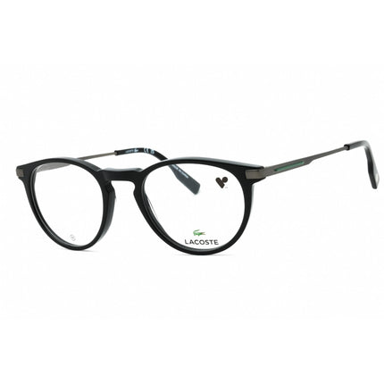 Lacoste Men's Eyeglasses - Black Round Full Rim Acetate Frame | L2941 001 ,