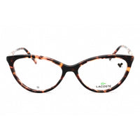 Lacoste Women's Eyeglasses - Havana Rose Cat Eye Full Rim Acetate Frame | L2952 272 ,