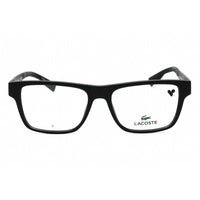 Lacoste Men's Eyeglasses - Matte Black Square Full Rim Plastic Frame | L3655 002 ,