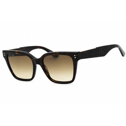 Lacoste Women's Sunglasses - Dark Havana Square Full Rim Acetate Frame | L6022S 230 ,