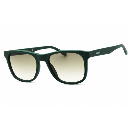 Lacoste Unisex Sunglasses - Matte Green Square Injected Propionate Frame | L929SE 315 ,
