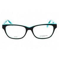 Liz Claiborne Women's Eyeglasses - Black Turquoise Cat Eye Frame | L 437 0DB5 00 ,