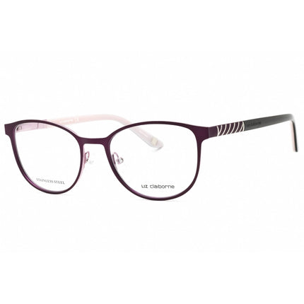 Liz Claiborne Women's Eyeglasses - Violet Oval Full Rim Metal Frame | L 459 0RY8 00 ,