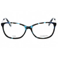 Liz Claiborne Women's Eyeglasses - Havana Blue Cat Eye Plastic Frame | L 647 0IPR 00 ,
