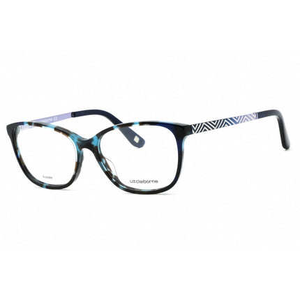 Liz Claiborne Women's Eyeglasses - Havana Blue Cat Eye Plastic Frame | L 647 0IPR 00 ,