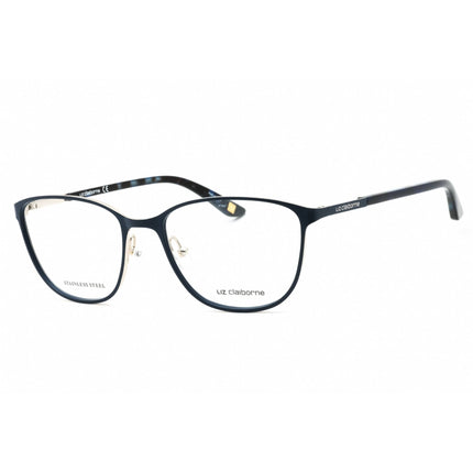 Liz Claiborne Women's Eyeglasses - Blue Cat Eye Full Rim Metal Frame | L 652 OPJP ,